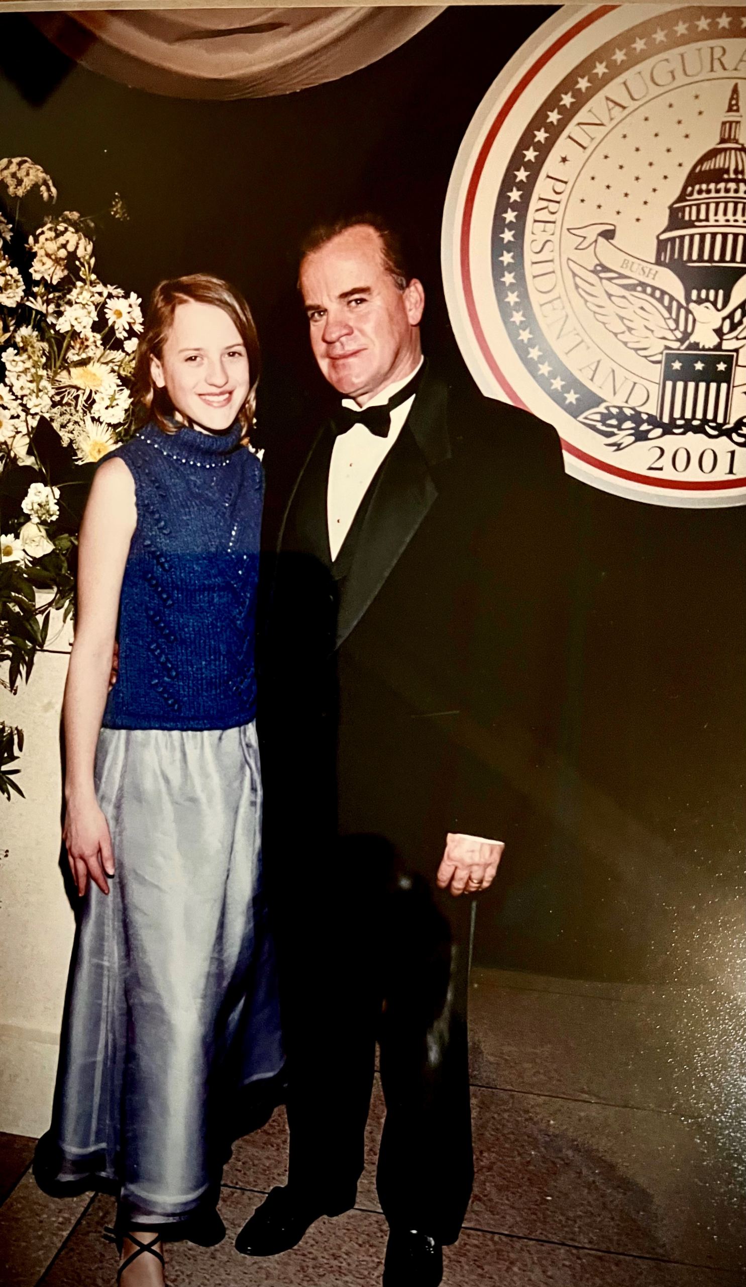 Inaugural Ball with my daughter 2001